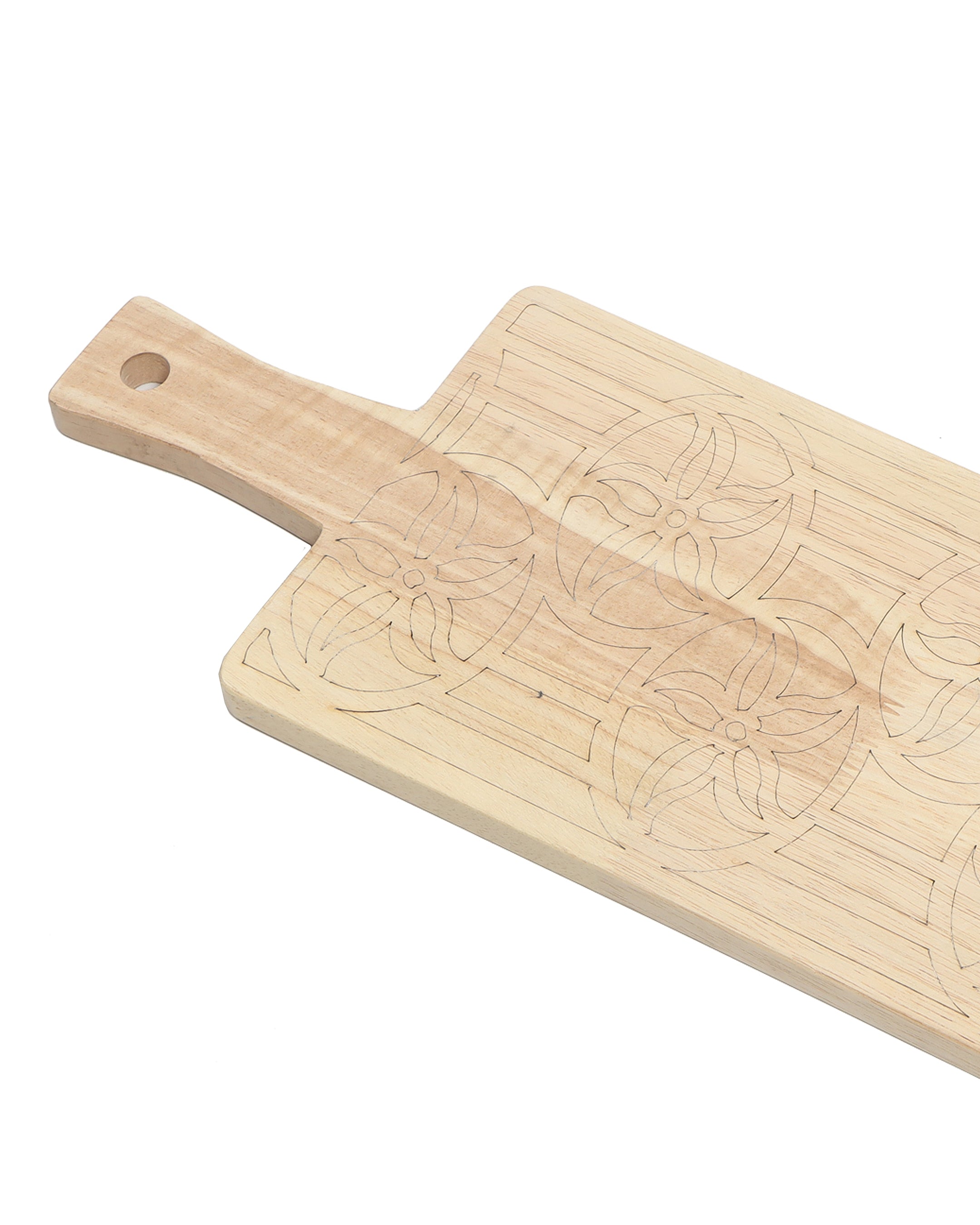 ETRA - Laser Engraved Mango Wooden Serving Tray