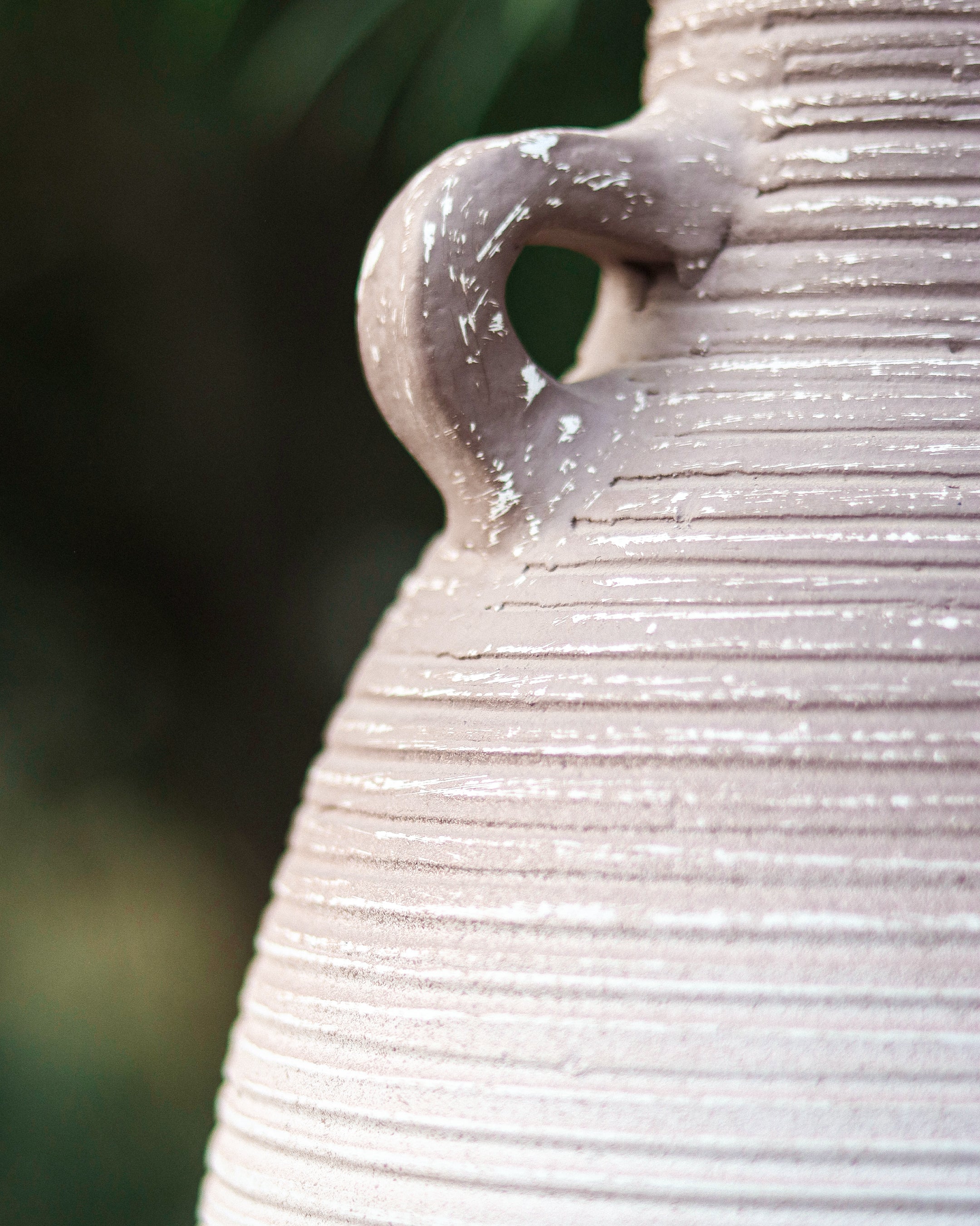 ORIN- Dusty Beige Terracotta Vase