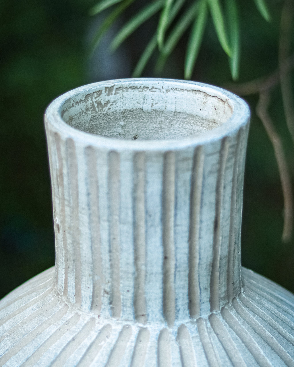 Aria - Terra White Terracotta Vase