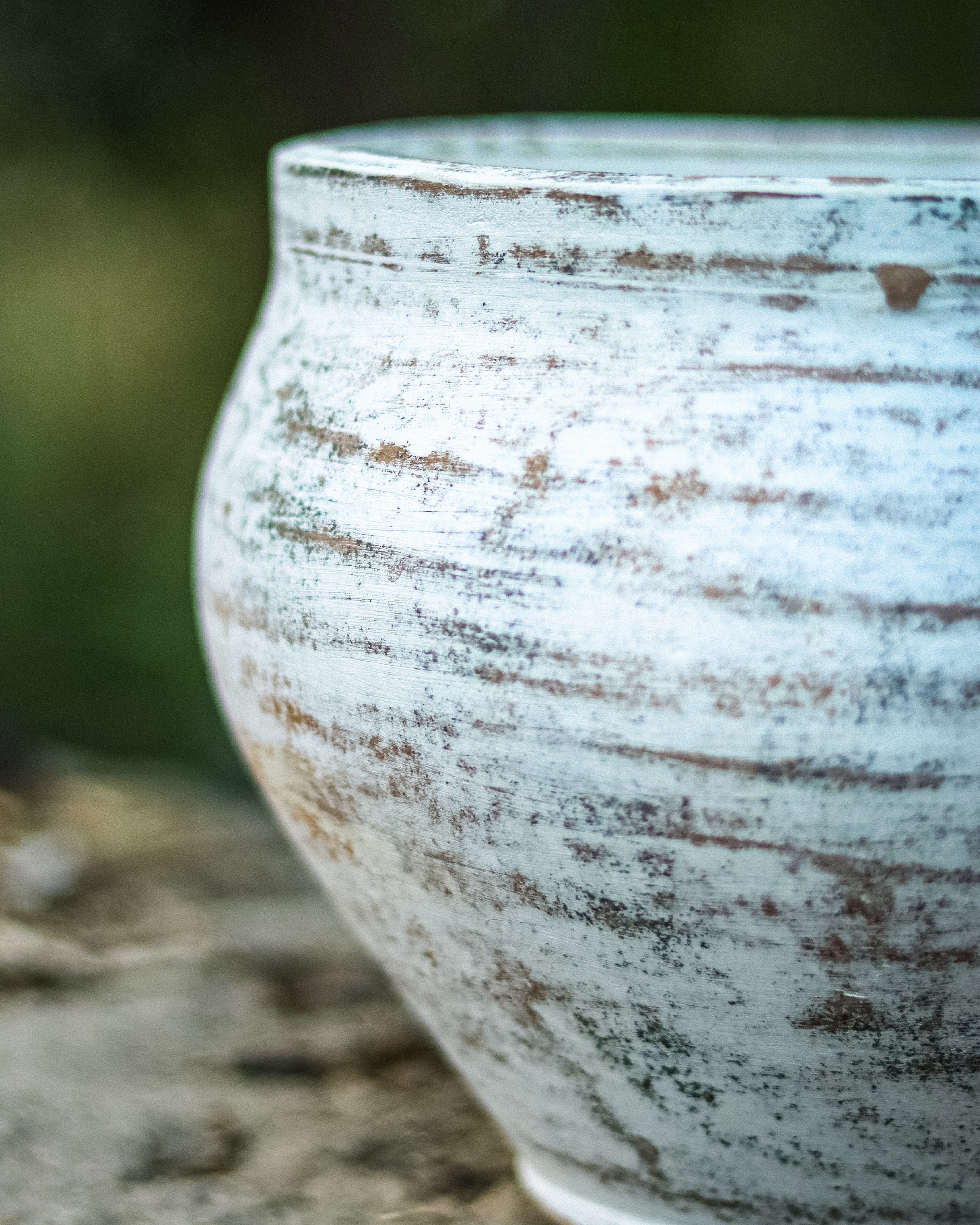 Terra White Terracotta Vase