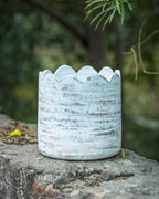 Aurea - Terra White Terracotta Vase