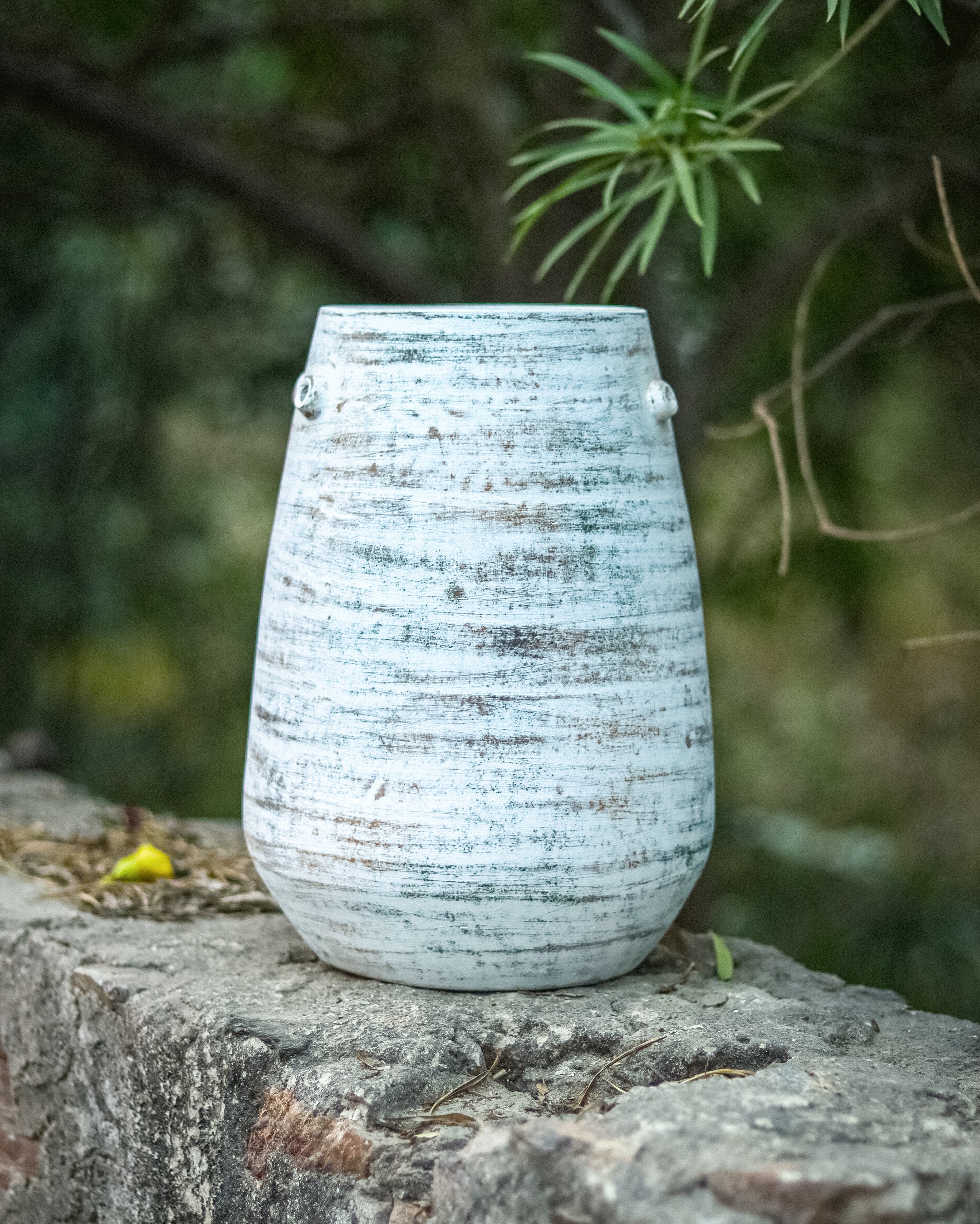 Terra White Terracotta Vase
