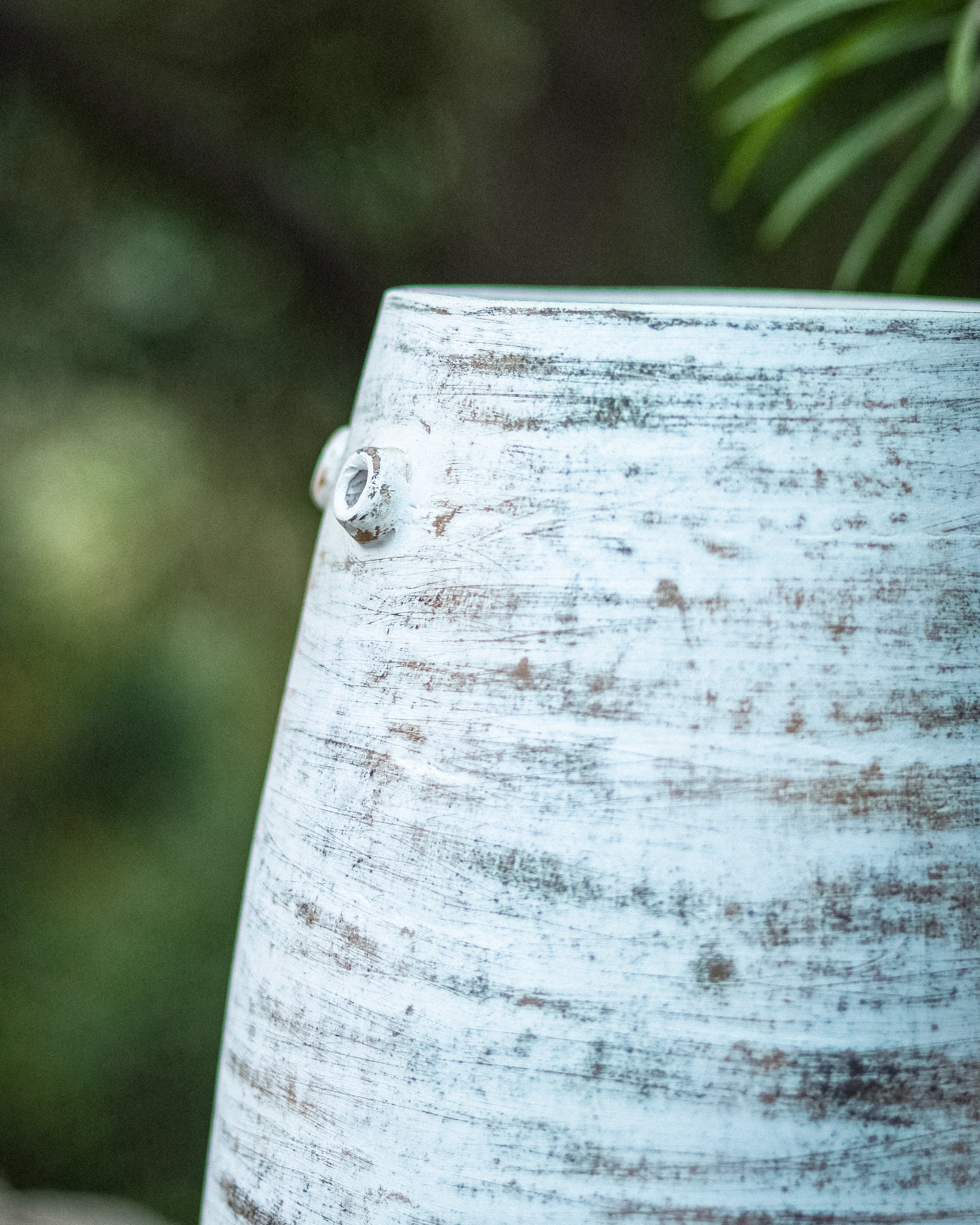 Terra White Terracotta Vase
