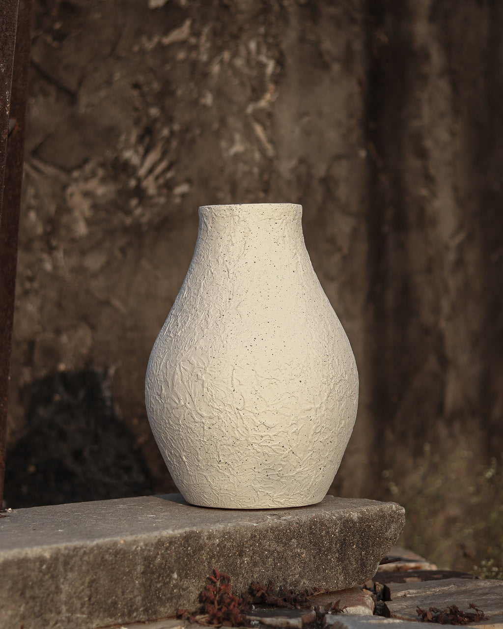 EMBER - Terra White Terracotta Vase