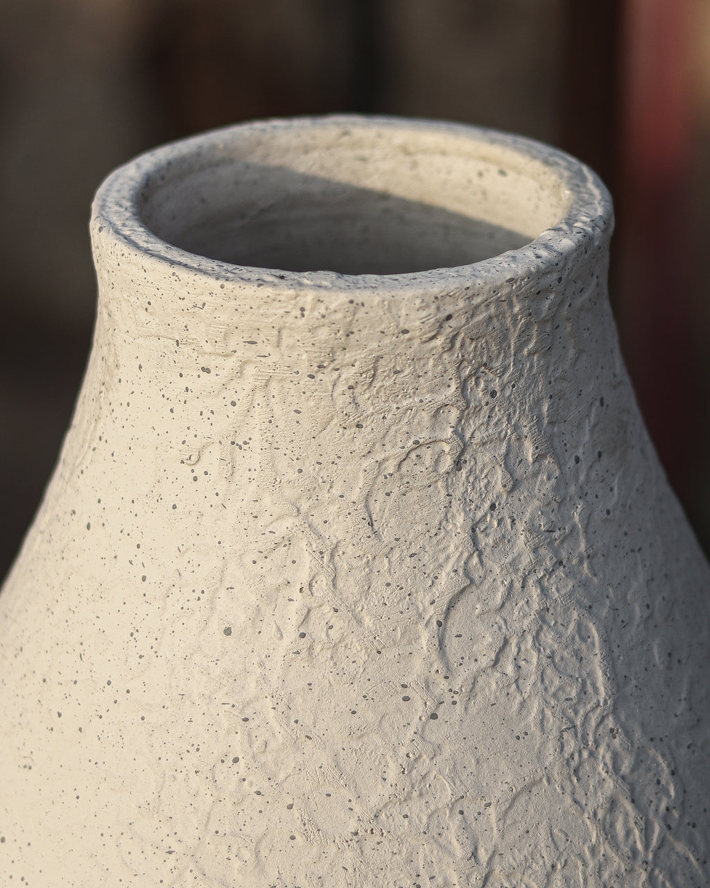 EMBER - Terra White Terracotta Vase