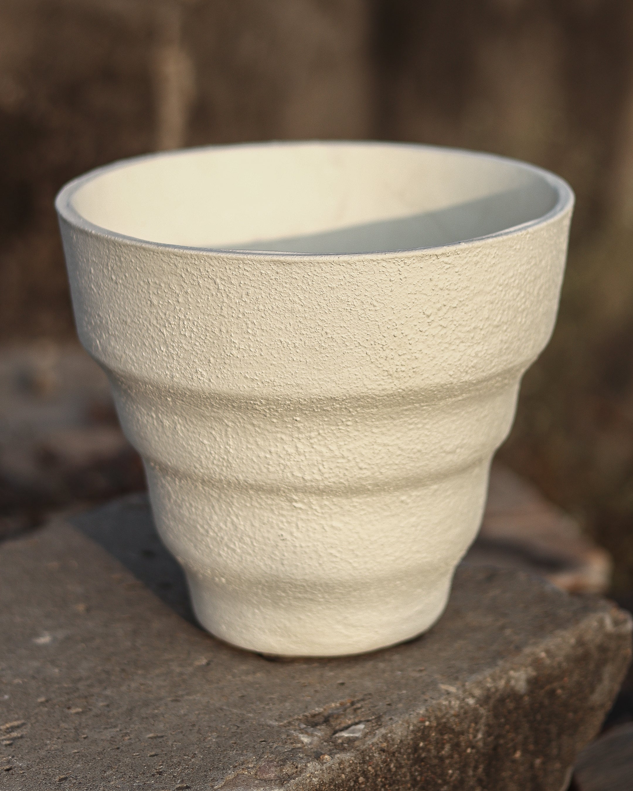 NEST - Terra White Terracotta Vase
