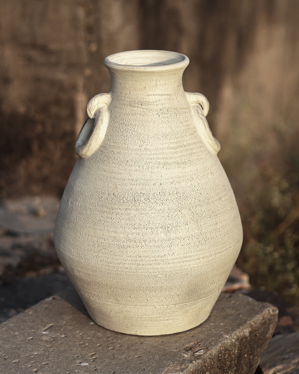 HAVEN - Terra White Terracotta Vase