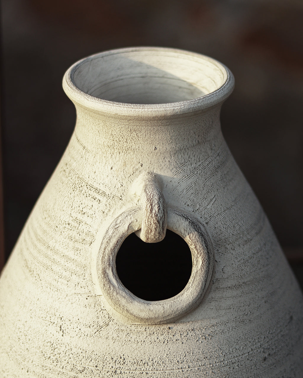 HAVEN - Terra White Terracotta Vase