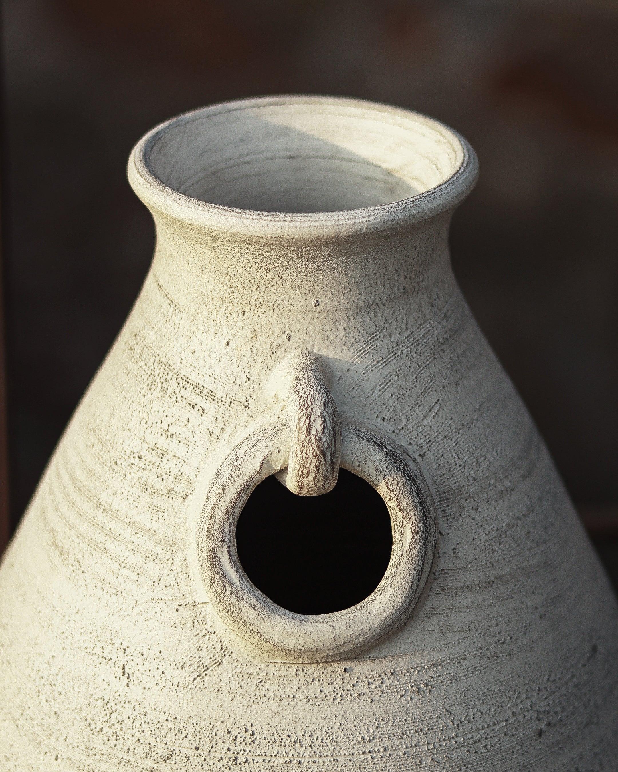 HAVEN - Terra White Terracotta Vase