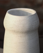 COLUMN - Terra White Terracotta Vase