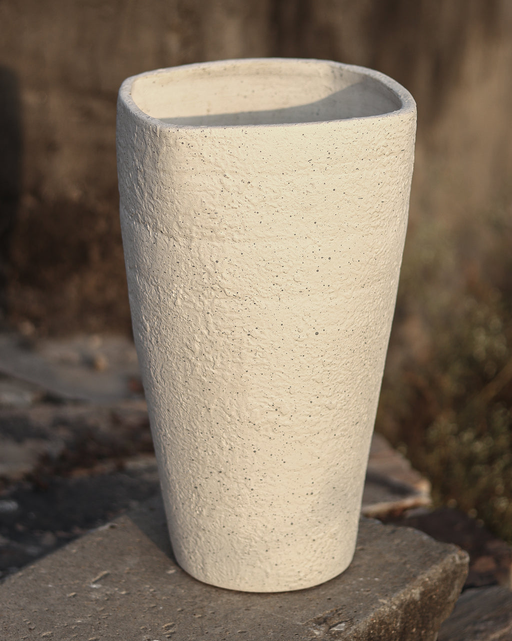 FORM - Terra White Terracotta Vase