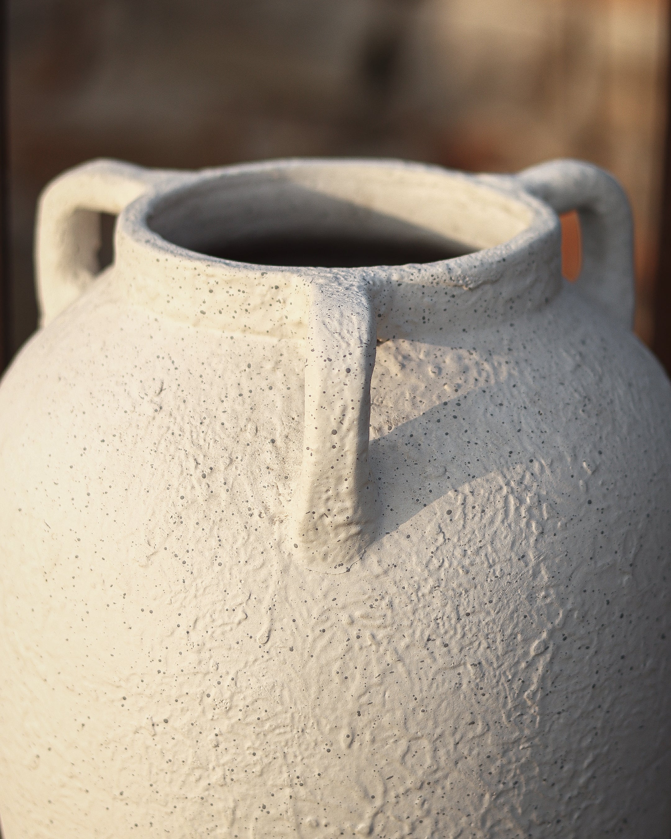 VESSEL - Terra White Terracotta Vase